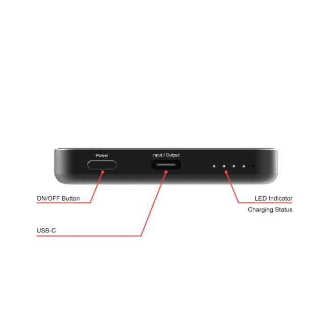 Verbatim Charge n Go Essentials Power Bank 5000mAh Black 32225 image 3