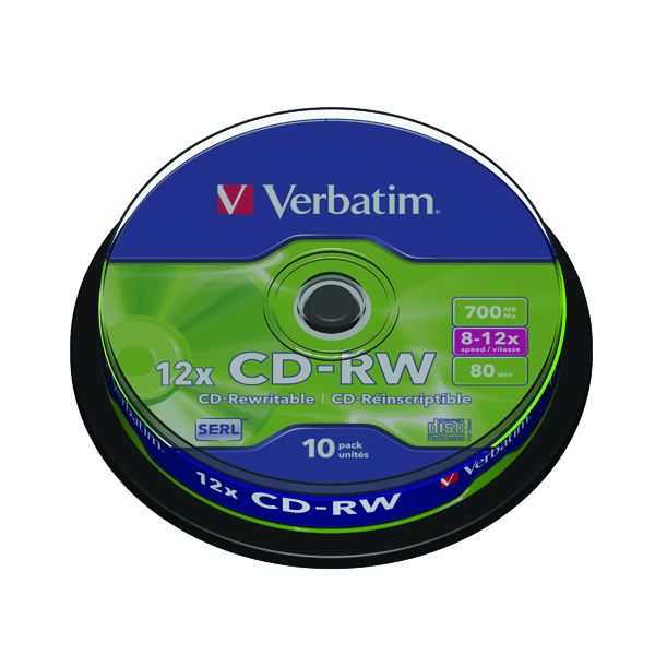 Verbatim Datalife Plus Cdrw 8-12X image