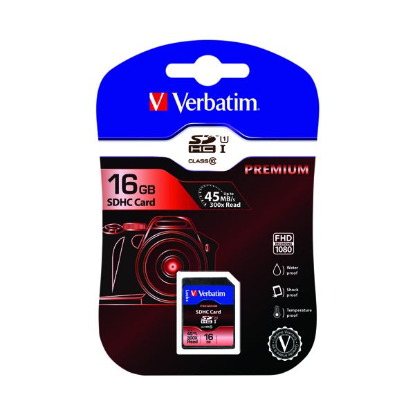 VERBATIM SEC DIGI HI CAP 16GB CLS 10 image