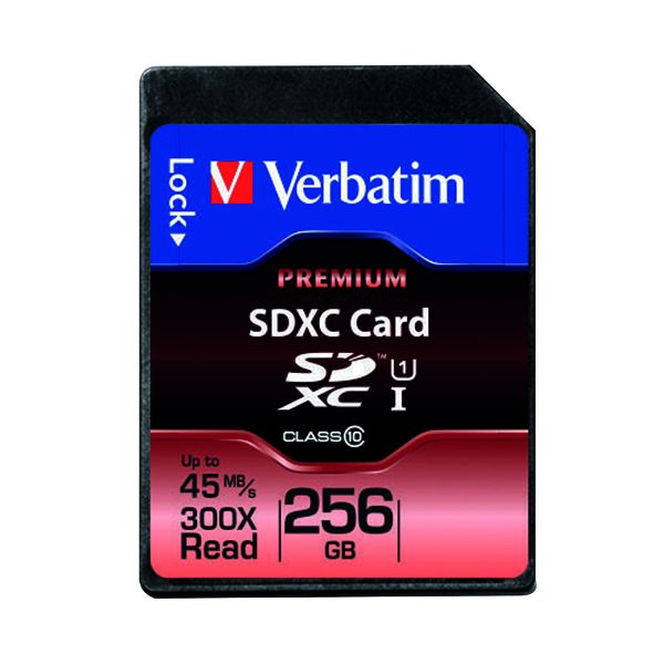 Verbatim Premium 256GB SDXC Mem Card image