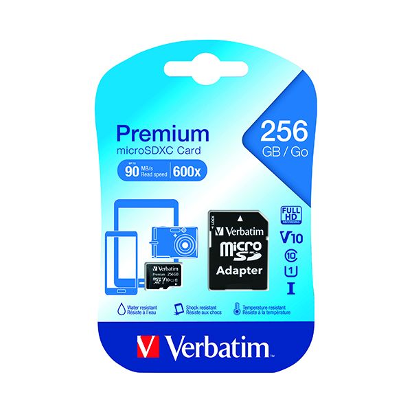 Verbatim SDXC Micro Card 256GB image