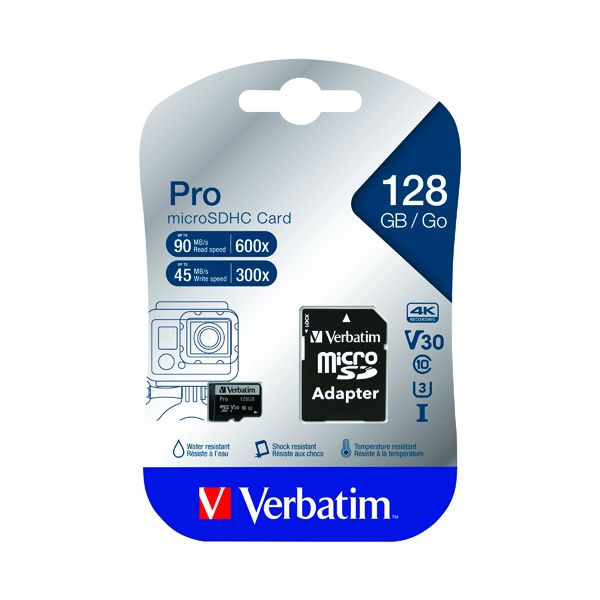 Verbatim Pro microSDXC 128GB 47044 image