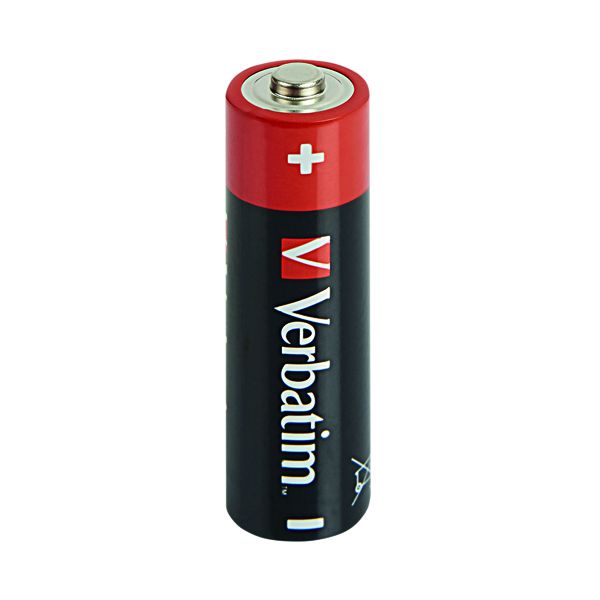 Verbatim AA Alkaline Batteries Pk4 image