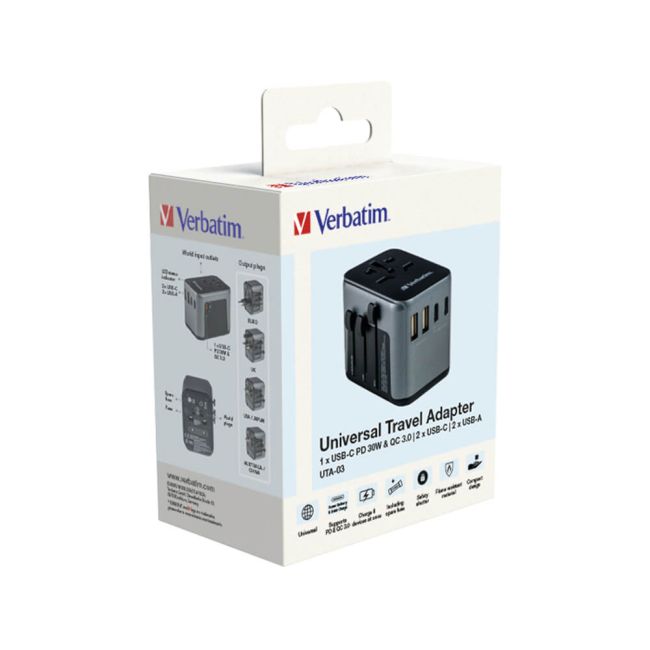 Verbatim Universal Travel Adapter UTA-03 49545 image 2