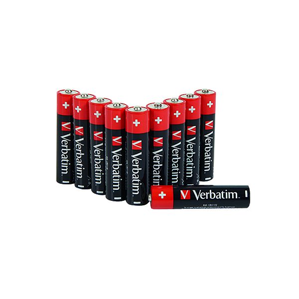 Verbatim AAA Battery Alkaline Pk10 image