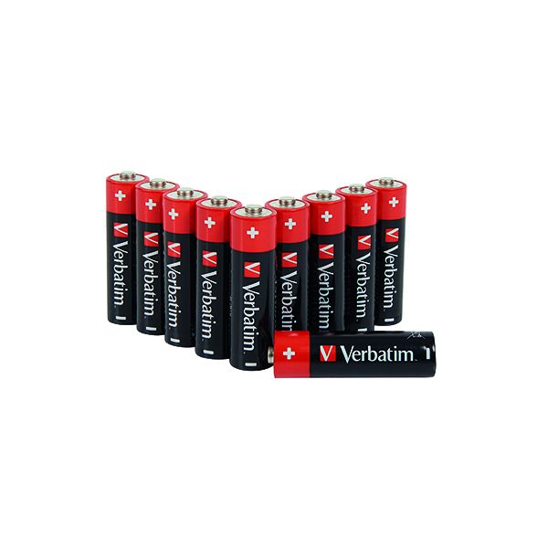 Verbatim AA Battery Alkaline Pk10 image