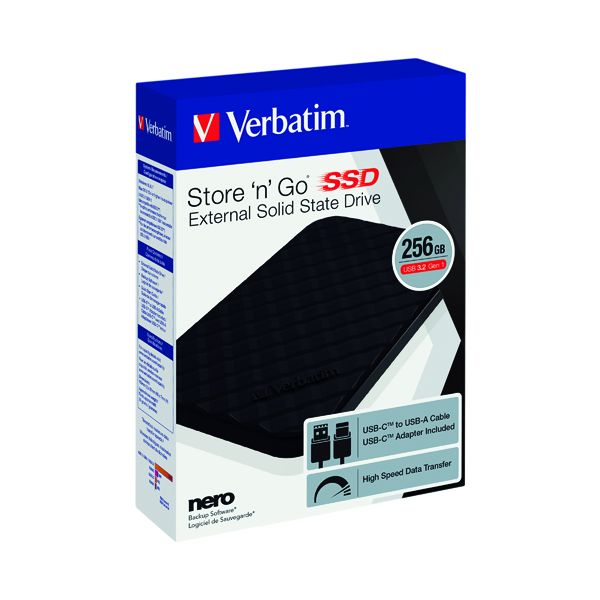 Verbatim SnG Portable SSD 256GB image