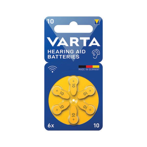 Varta Hearing Aid Batteries 10 Pk6 image