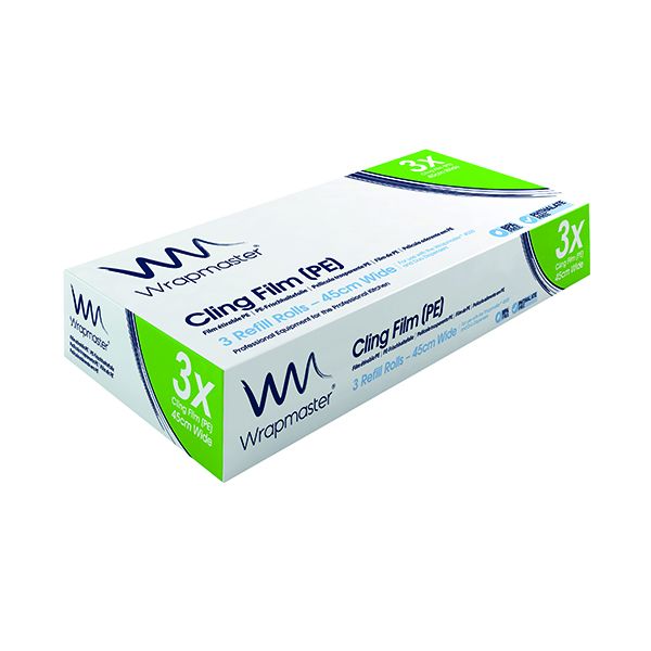 Wrapmaster Cling Film PE 450mm Pk3 image