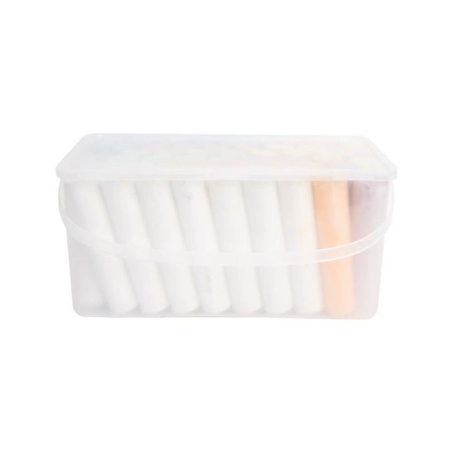 Craft Planet Coloured Playground Chalk Tub of 52 CPT 714104 image 2