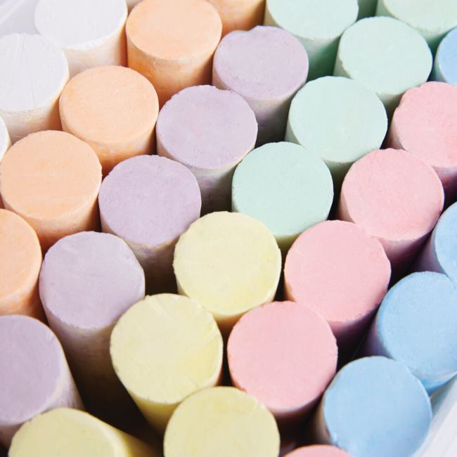 Craft Planet Coloured Playground Chalk Tub of 52 CPT 714104 image 5