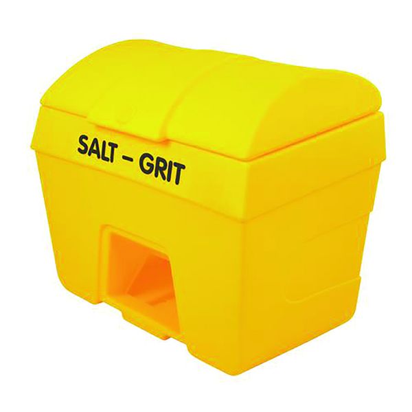 Salt/Grit Bin With Hopper 200L Ylw image