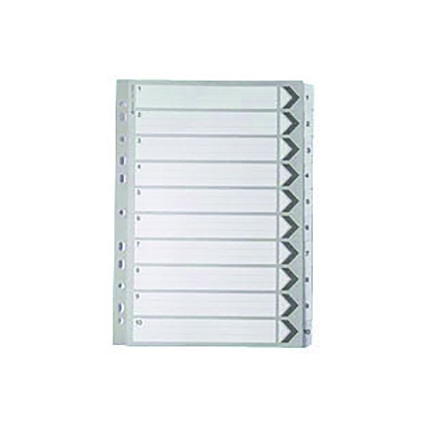 Np A4 Mylar Index 1-10 White image