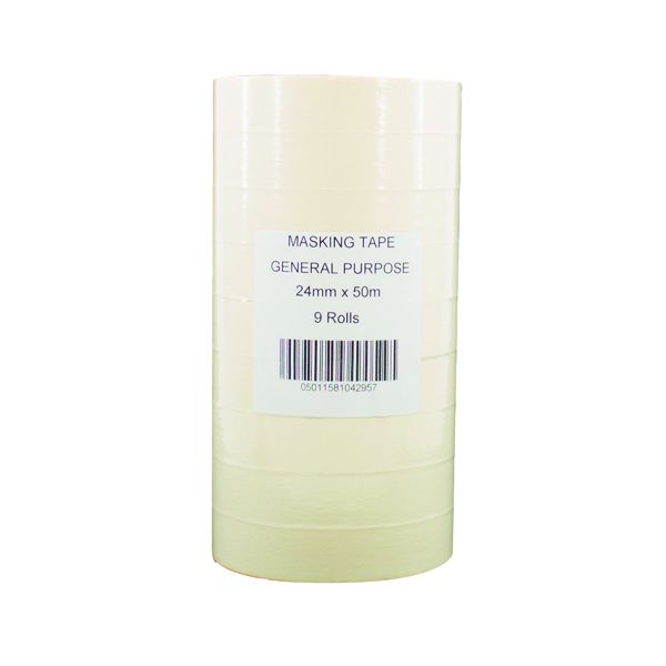 WB MASKING TAPE 25MM X 50M image