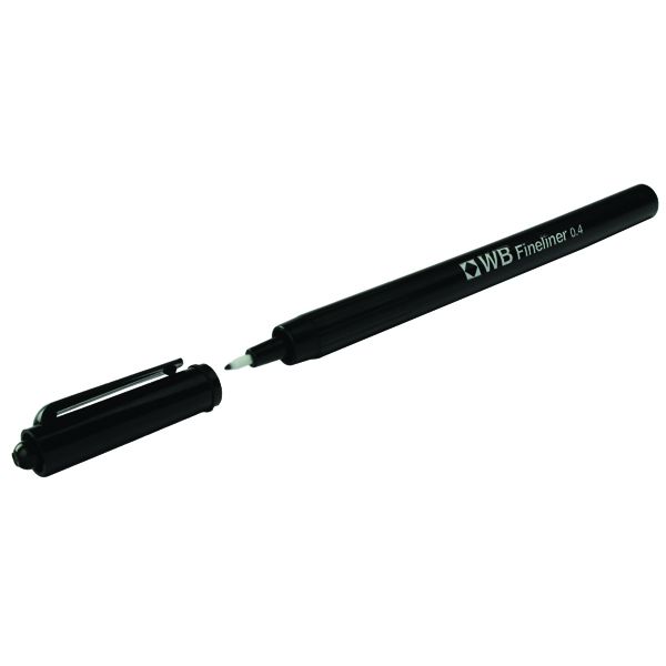 Np Fineliner 0.4 Black 746001 image