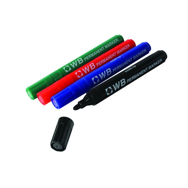Np Permanent Marker Bullet Asst Pk4 image