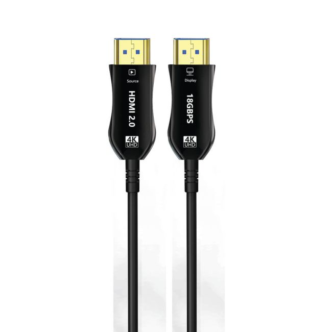 Mediarange Active Optical HDMI Ethernet Cable V2.0 18 Gbps 15M Black MRCS223 image 2