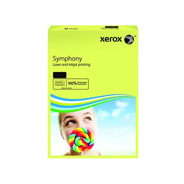 Xerox Symphony A4 80Gsm Ylw Pk500 image