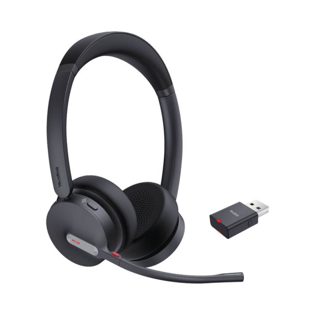 Yealink WH64 Hybrid Dual Wireless On-ear Headset USB-C USB-A Certified Microsoft Teams 1208685 image 1