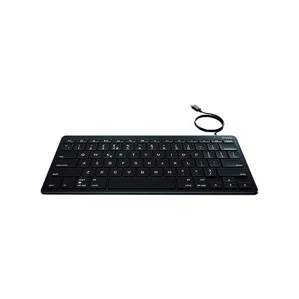 ZAGG QWERTY Keyboard USB-C UK Black image