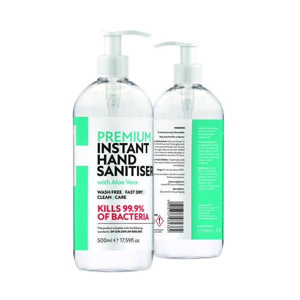 Prem Hand San Aloe Vera 500ml PK6 image