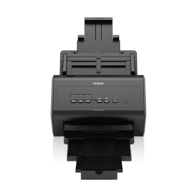 Brother ADS-2400N Document Scanner Front View 2