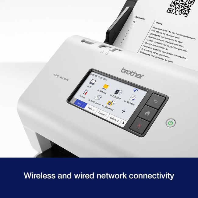 Brother ADS-4900W A4 Document Scanner 