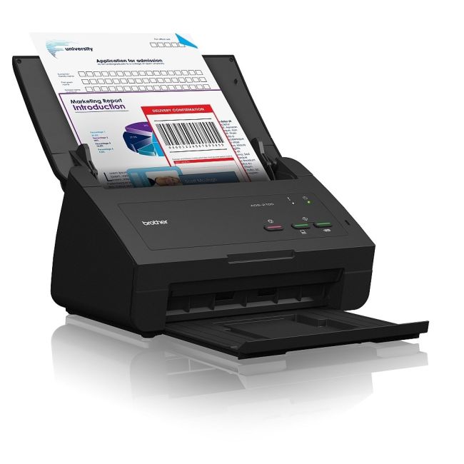 Brother ADS-2100e Desktop Document Scanner Right View