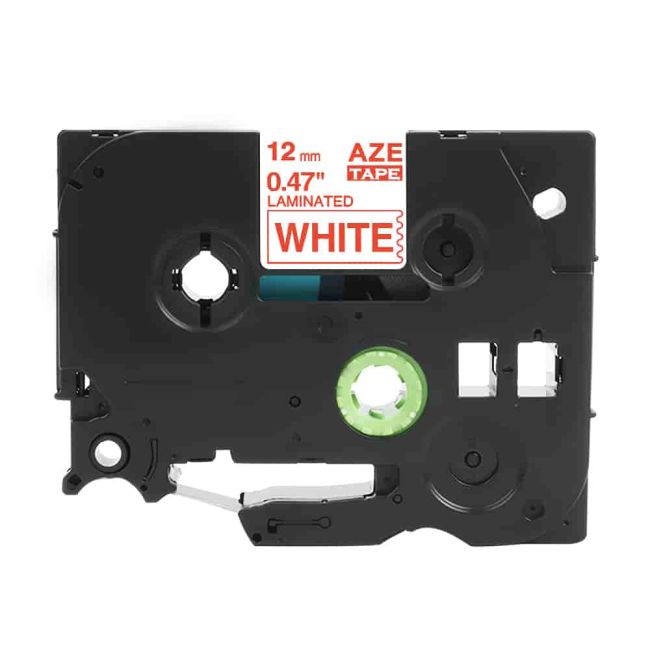 Compatible Brother 12mm Gloss Red On White Tape CP-TZe232