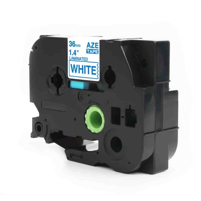 Compatible Brother 36mm Blue On White Tape CP-TZe263