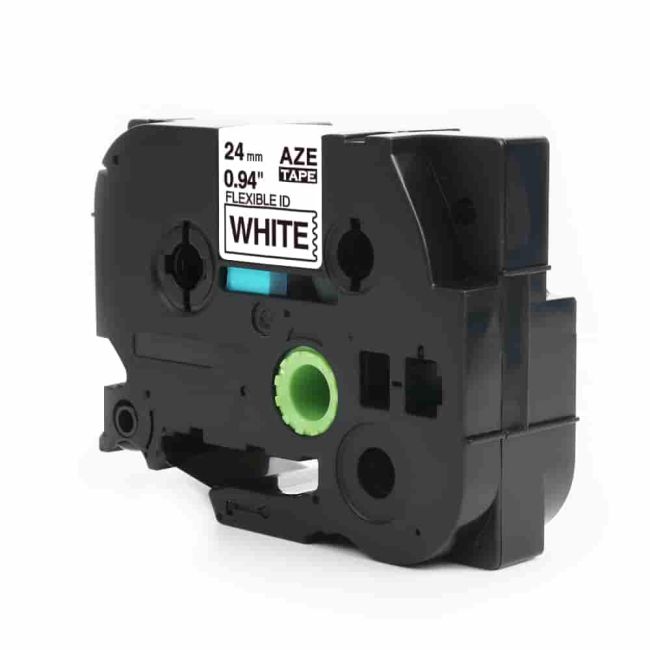 Compatible Brother TZFX251 24mm Flexi Tape Black On White Tape