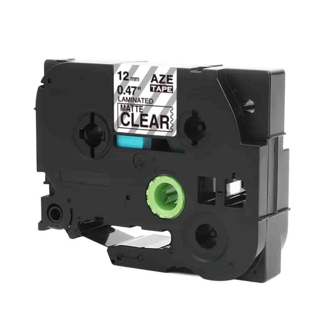 Compatible Brother 12mm Matt Black On Clear CP-TZeM31