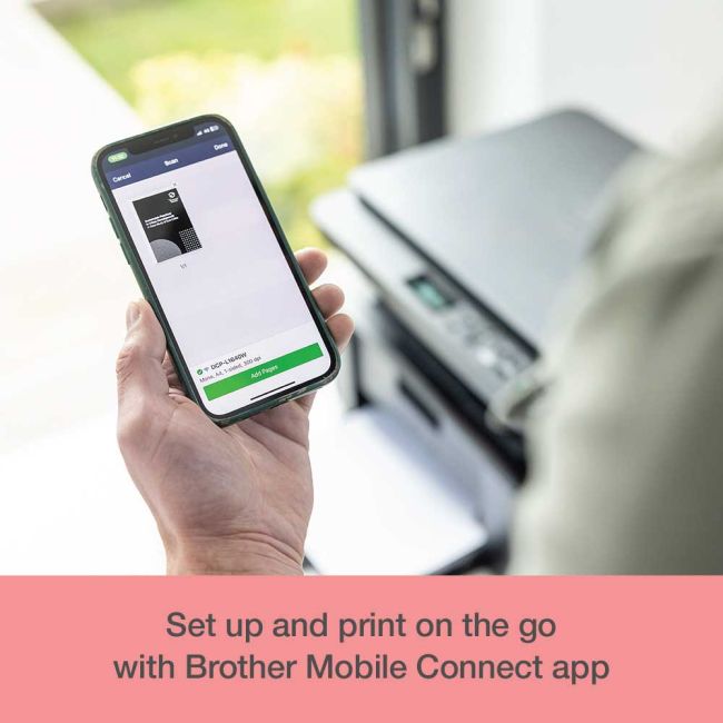Brother DCP-L1640W A4 Mono Multifunction Laser Printer