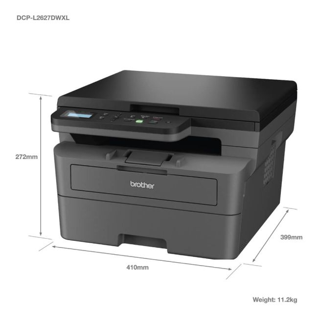 Brother DCP-L2627DWXL (All-in-Box) A4 Mono Multifunction Laser Printer
