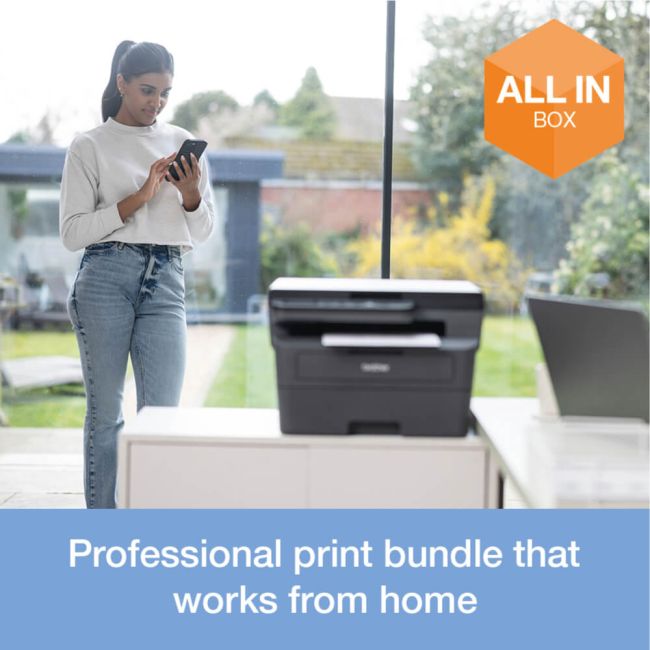 Brother DCP-L2627DWXL (All-in-Box) A4 Mono Multifunction Laser Printer