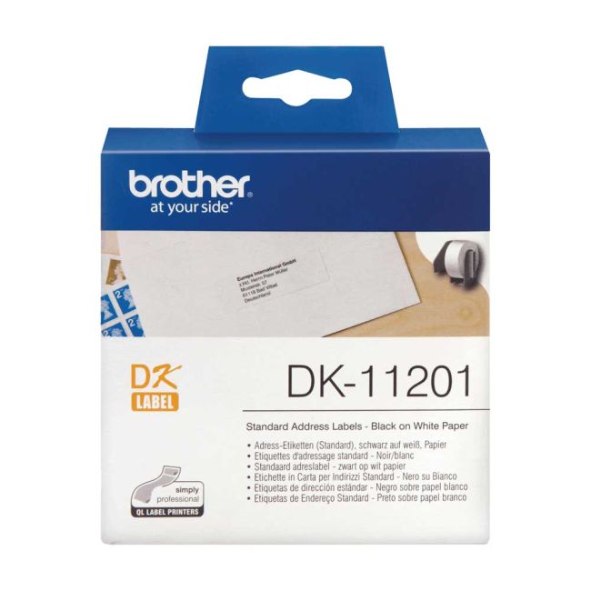 Brother DK11201 29mm x 90mm Standard Address Labels