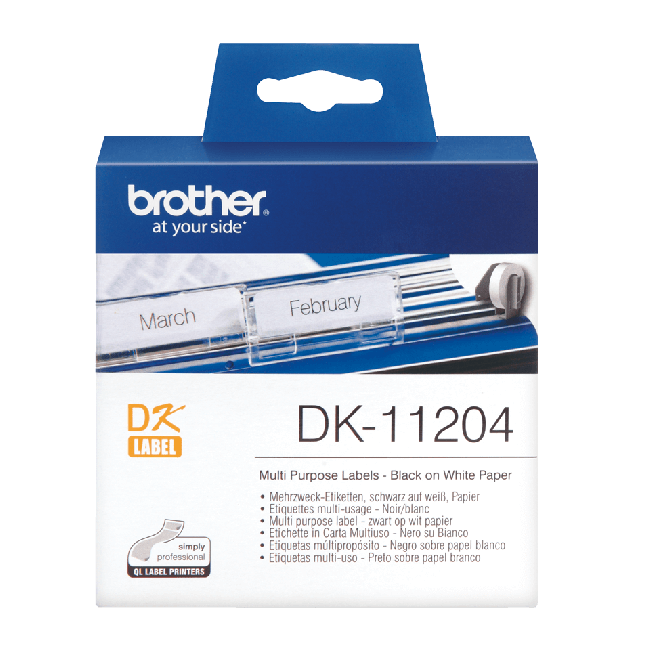 Brother DK11204 17mm x 54mm Multi Purpose Labels