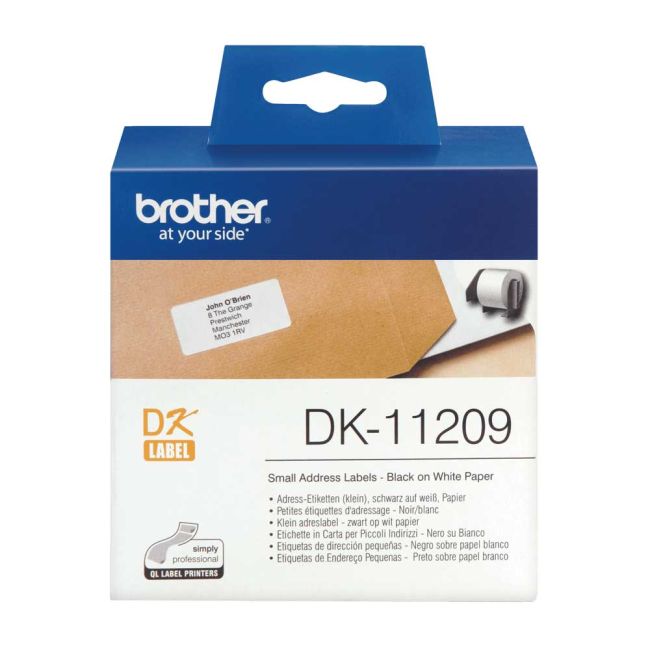 Brother DK11209 29mm x 62mm Small Address Labels