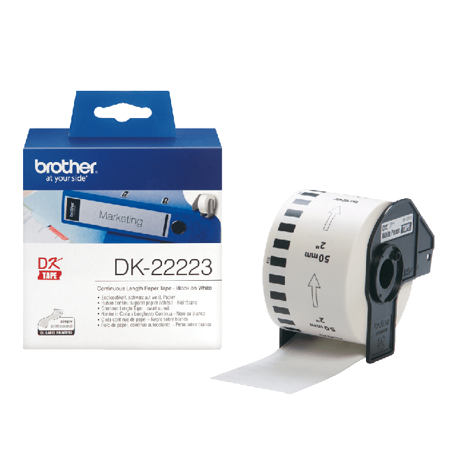Brother DK22223 50mm Continuous Paper Label Roll 