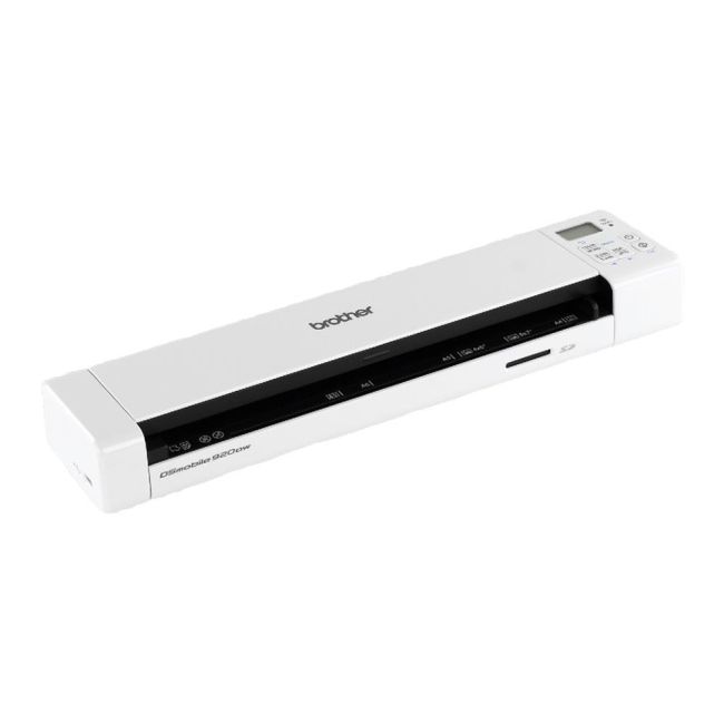 Brother DS-920DW Mobile Scanner Front View Right View 