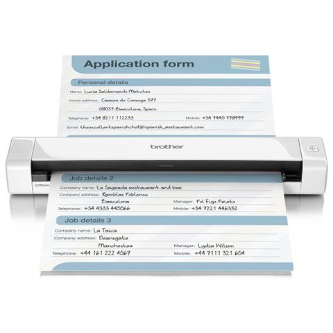 Brother DS-620 Mobile Colour Document Scanner Front View 3