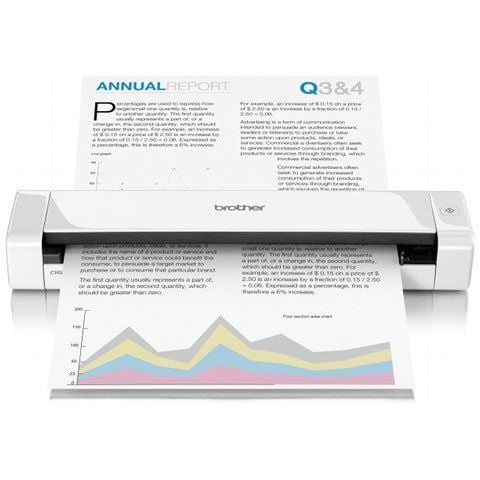 Brother DS-720D Mobile Document Scanner Front View 2
