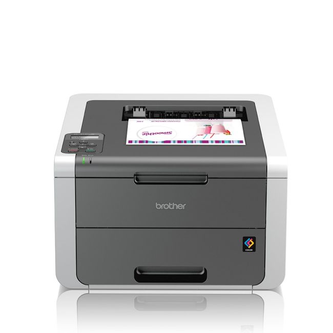 Brother HL-3140CW A4 Colour LED Printer Front View