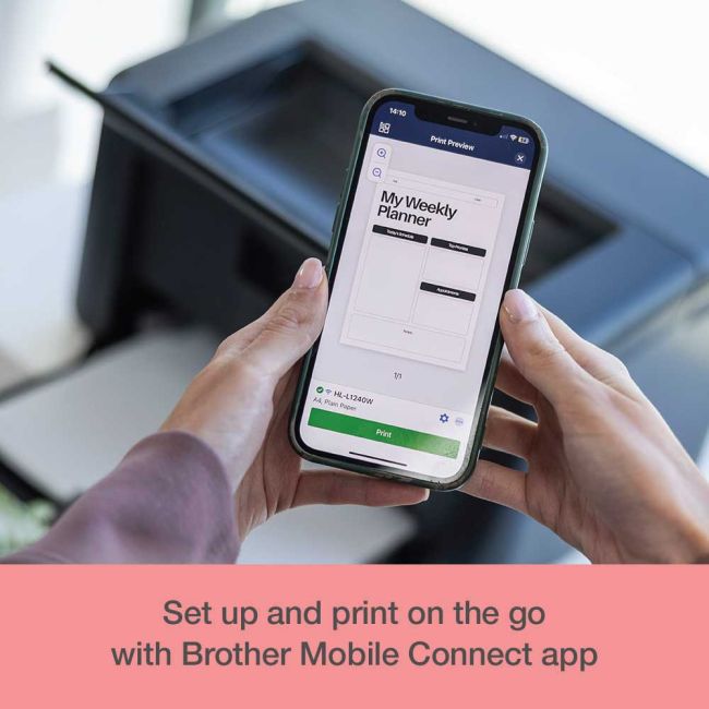 Brother HL-L1240W A4 Mono Laser Printer