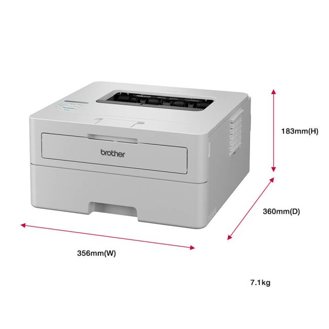 Brother HL-L2865DW A4 Mono Laser Printer