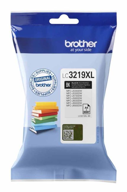 Brother LC3219XLBK Black High Yield Ink Cartridge (3,000 Pages*)
