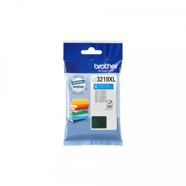 Brother LC3219XLC High Yield Cyan Ink Cartridge (1,500 Pages*)