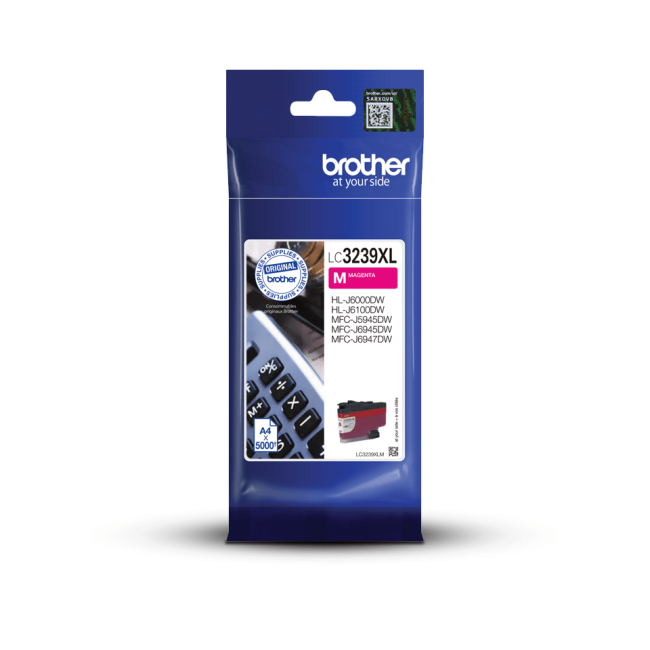 Brother LC3239XLM Super High Yield Magenta Cartridge (5,000 Pages*)