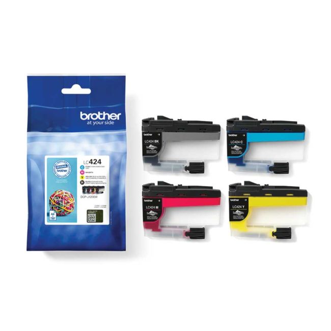Brother LC424 CMYK Ink Cartridge Bundle LC424VAL