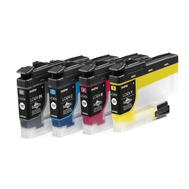 Brother LC424 CMYK Ink Cartridge Bundle LC424VAL